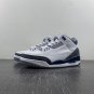 Jordan 3 White  Midnight Navy  Cement Grey Black