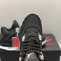 Jordan 4 Black Canvas Sneaker