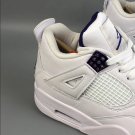 Jordan 4 Court Purple-metallic Silver Sneaker