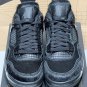 Jordan 4 Golf Black Cat Pony Hair