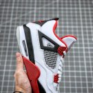 Jordan 4 Retro Fire Red White