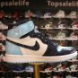 NEW     Jordan 1 Retro High OG Blue Chill UNC Patent