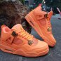 NEW   Jordan 4 Orange Metallic Gold