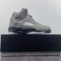 A Ma Mani&Atilde;&copy;re X Air Jordan 5 Light BoneBlack-Burgundy Crush