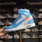 NEW Jordan 1 Retro High Off-White University Blue