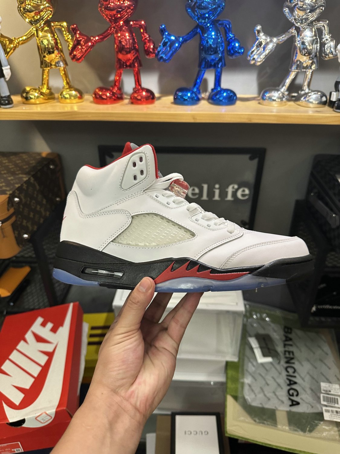 NEW Jordan 5 Retro Fire Red Silver Tongue (2020)