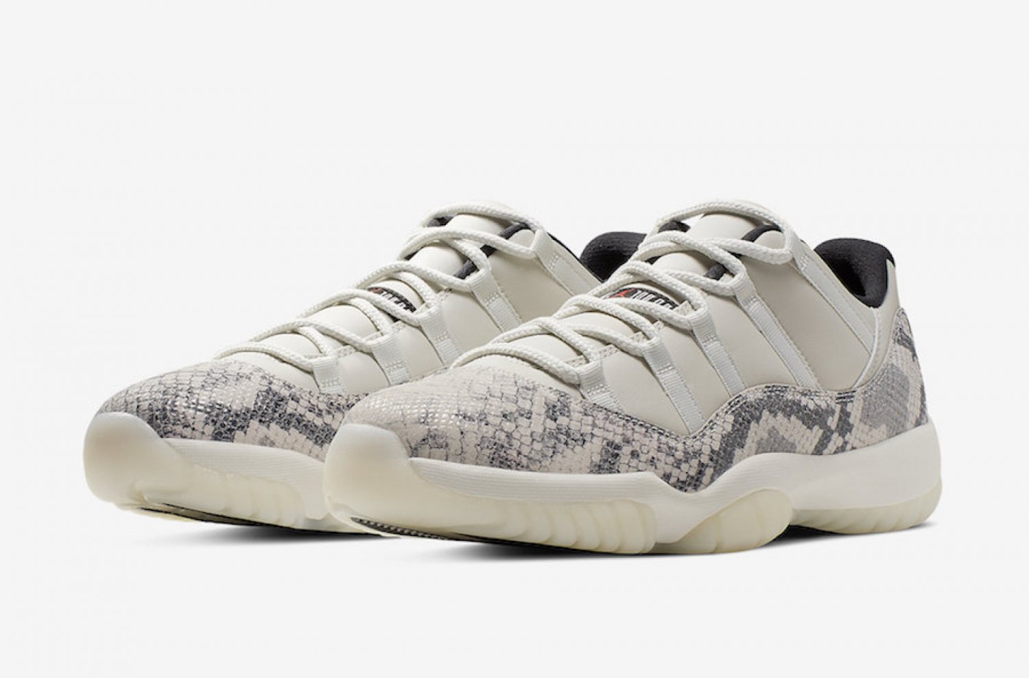 NEW Jordan 11 Retro Low Snake Light Bone