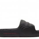 2024 Adilette 22 Slides Black Scarlet