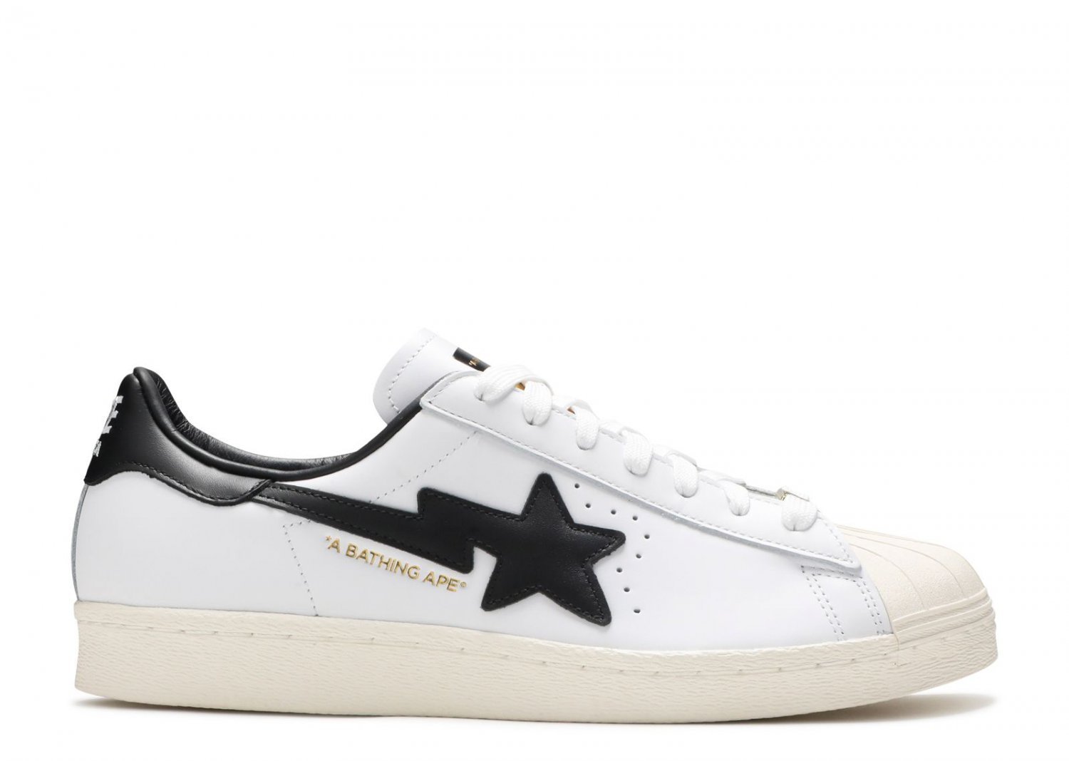 2024 BAPE x Superstar White Black