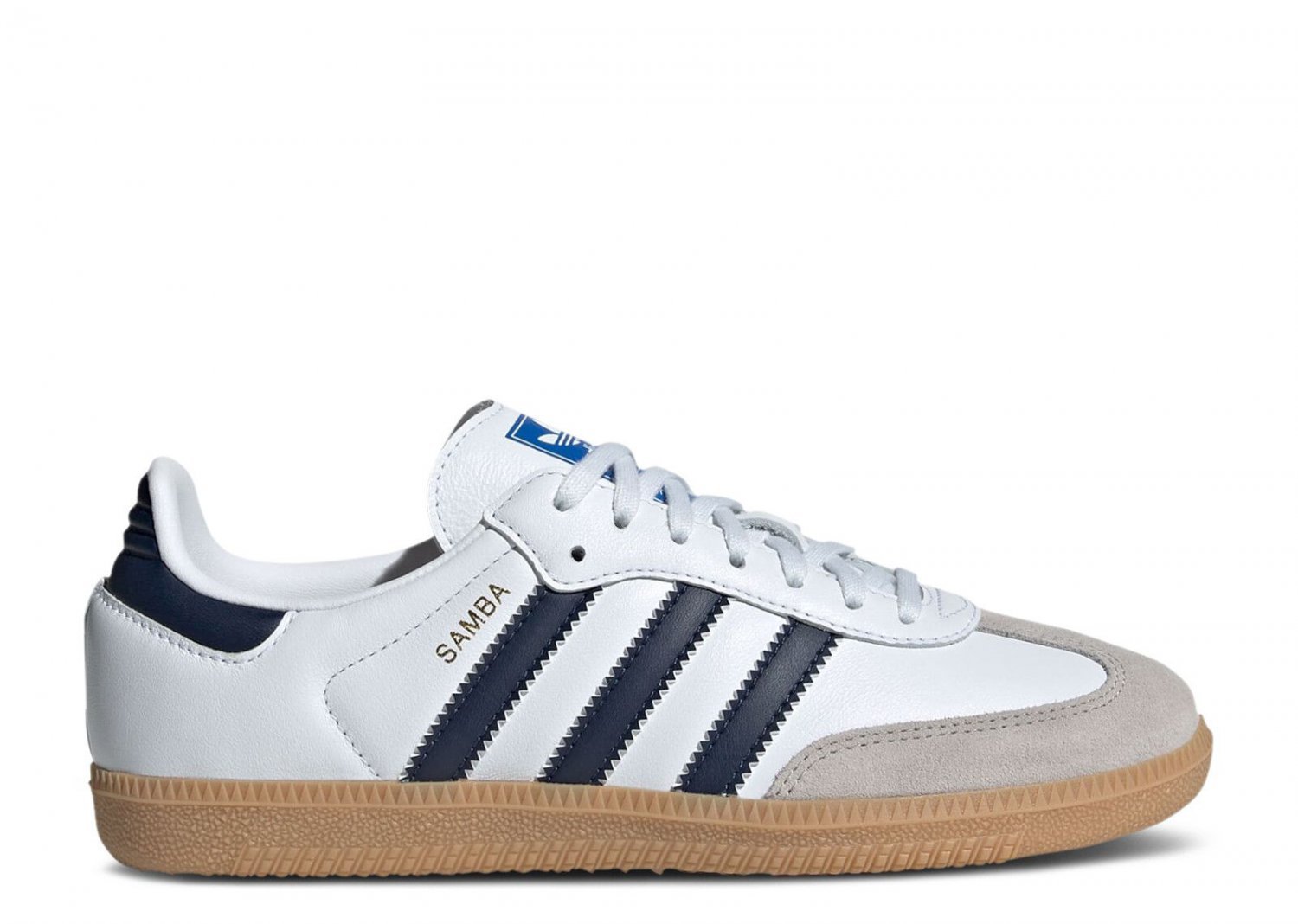 2024 Samba OG Big Kid White Night Indigo Gum
