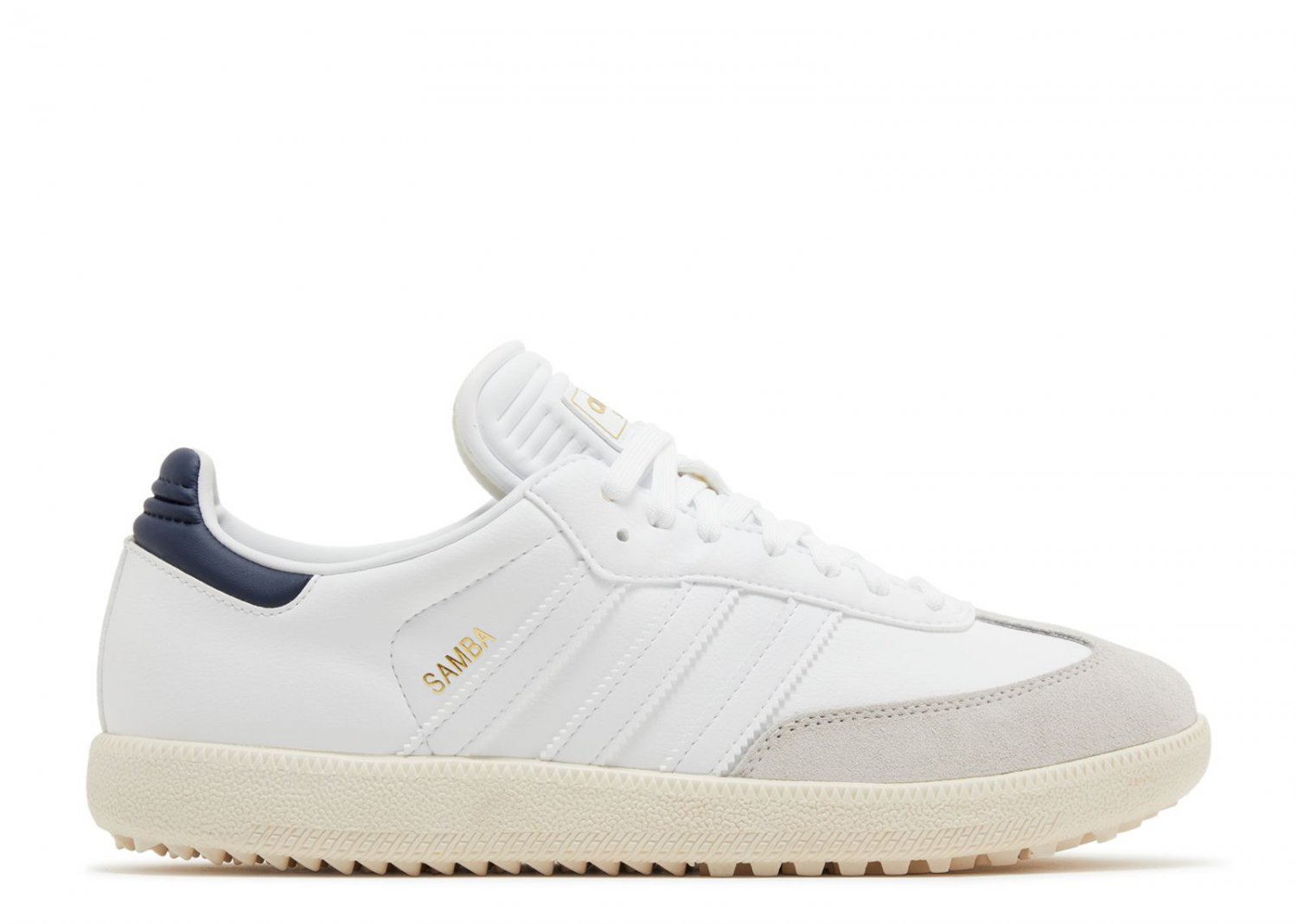 2024 Samba Spikeless Golf White Collegiate Navy