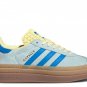 2024 Wmns Gazelle Bold Almost Blue Yellow