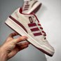 2024  forum low chalk white core burgundy 8866