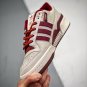 2024  forum low chalk white core burgundy 8866