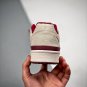 2024  forum low chalk white core burgundy 8866
