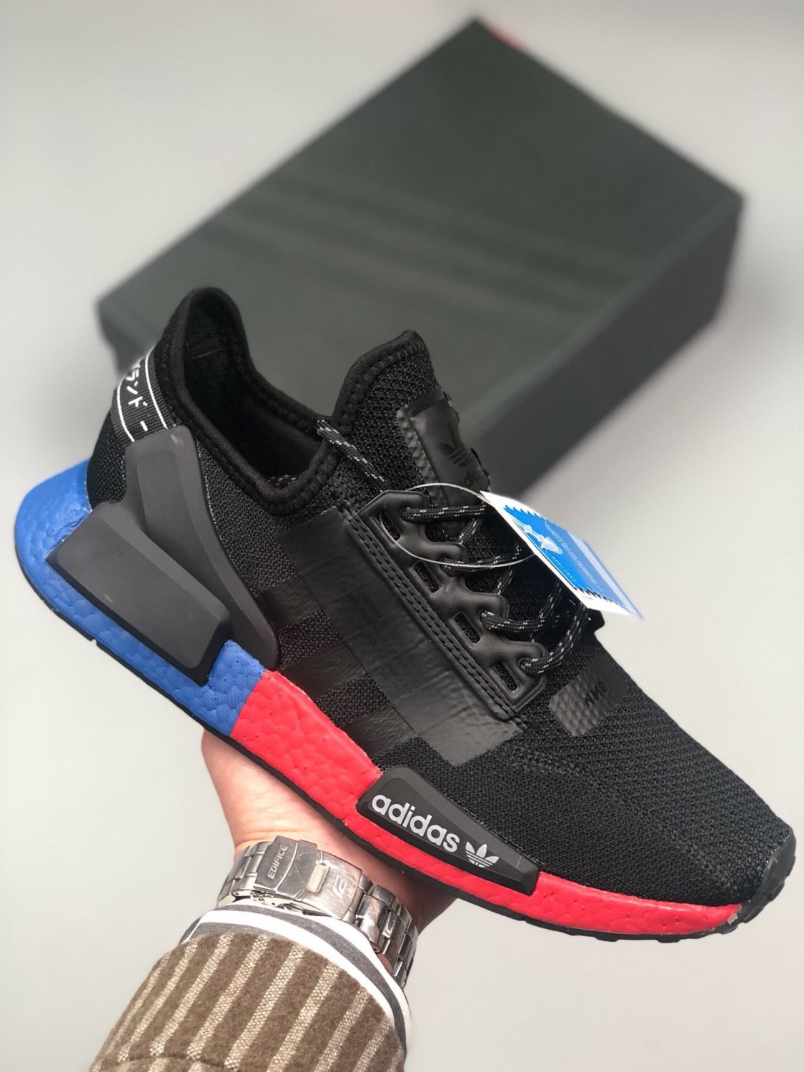 2024  nmd r1 v2 black blue red