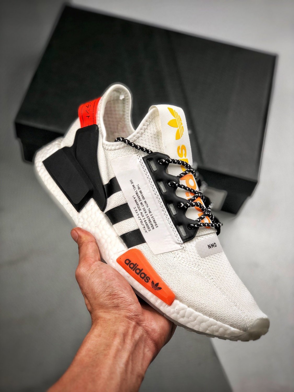 2024  nmd r1 v2 white solar red black fx9451