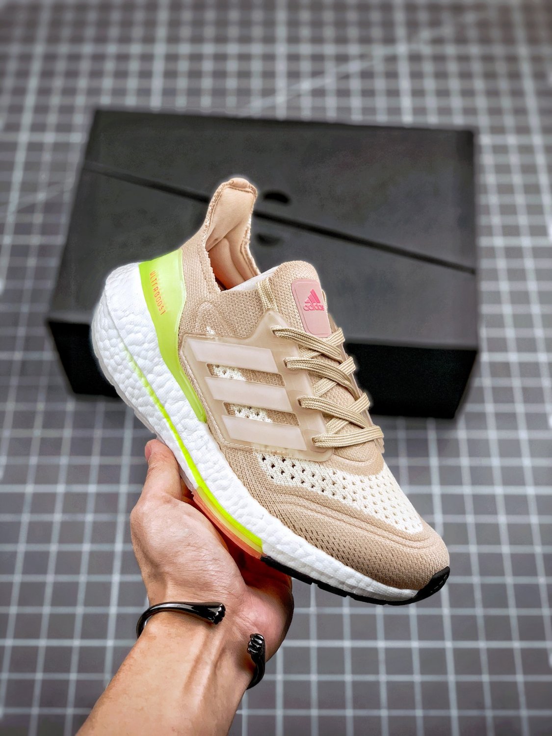 2024  ultra boost 21 ash pearl white fy0399