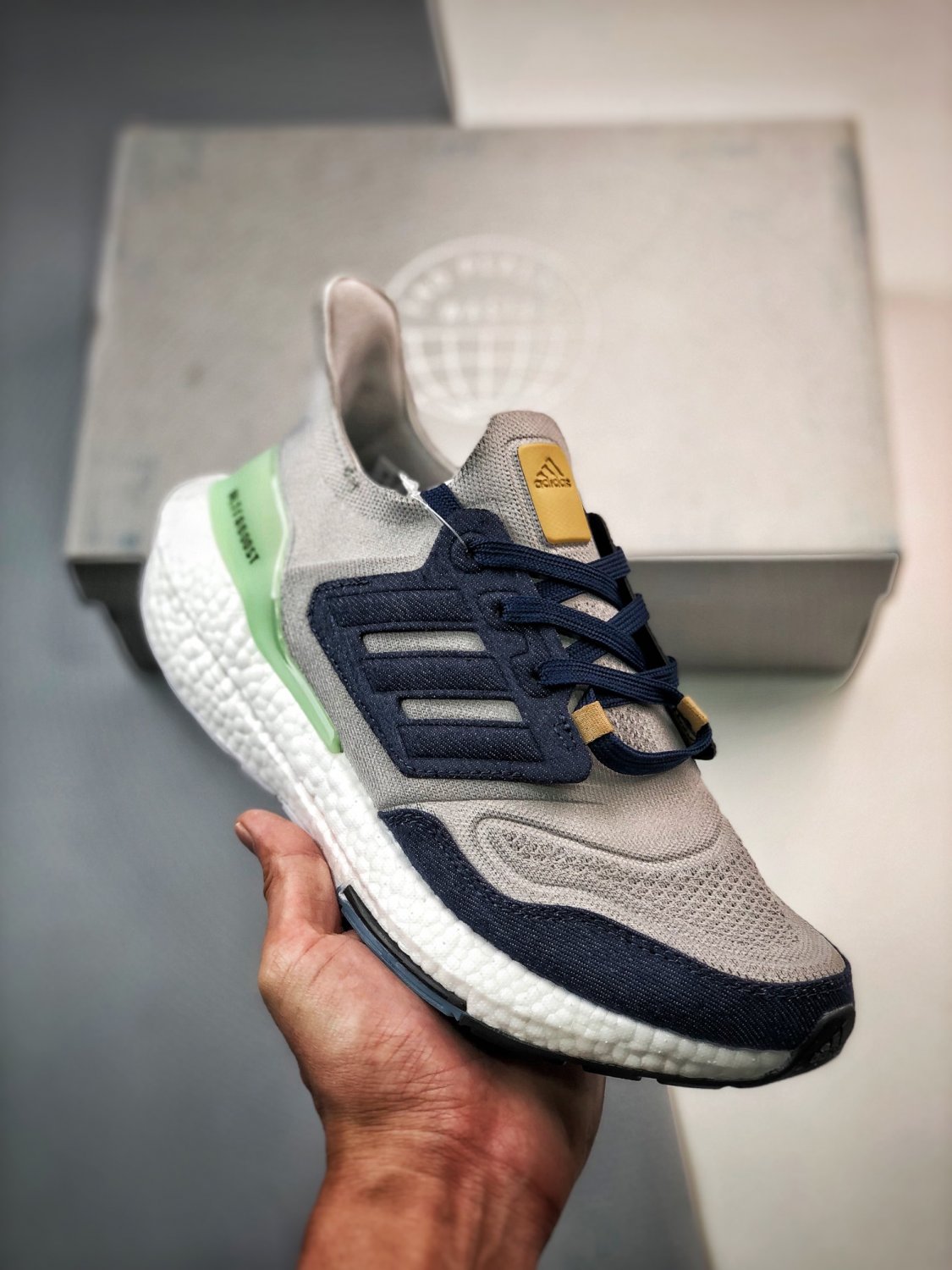 2024  ultra boost 22 halo silver shadow navy 9158