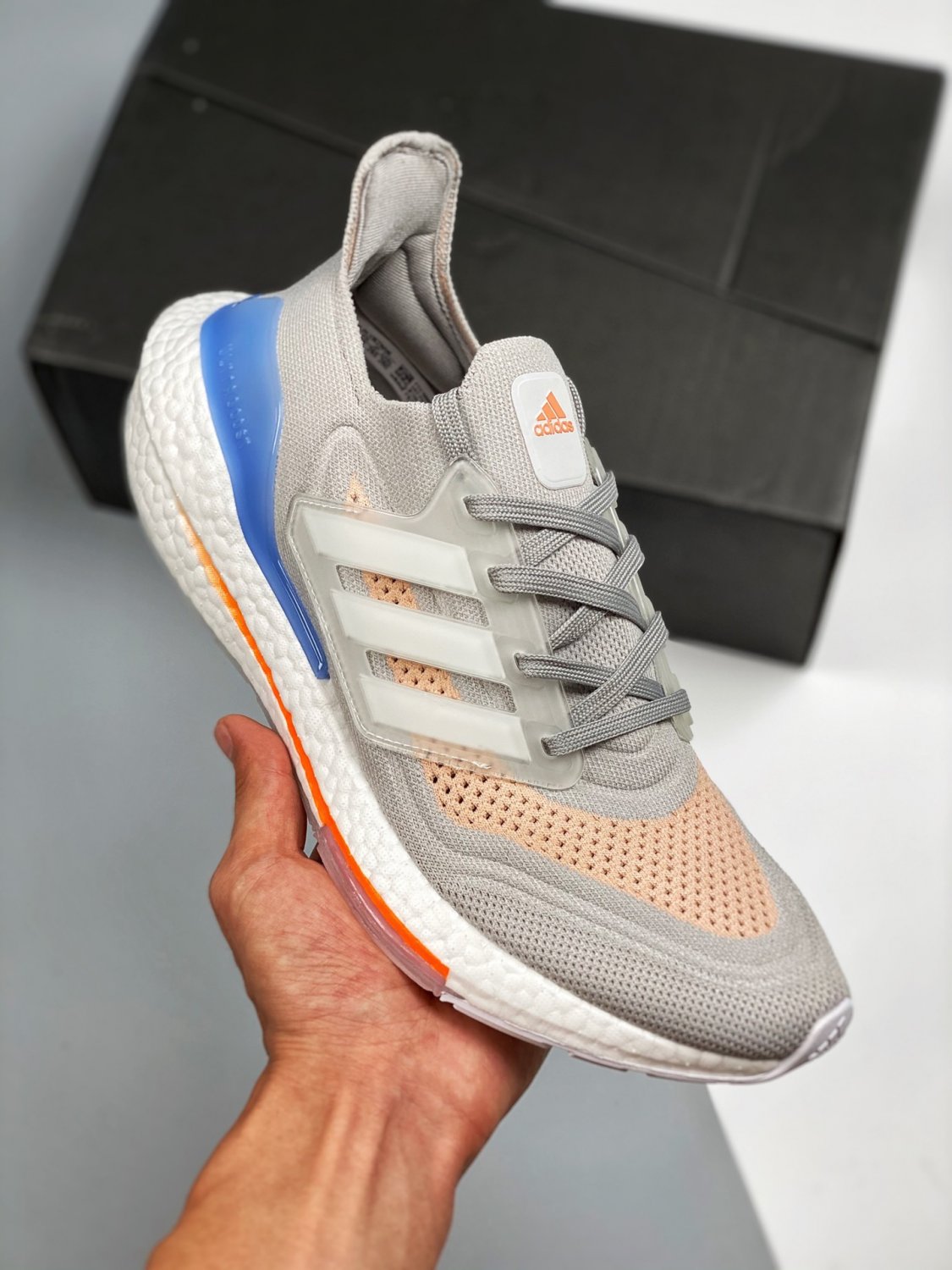 2024  ultra boost 2021 crystal whitecloud whiteglow pink