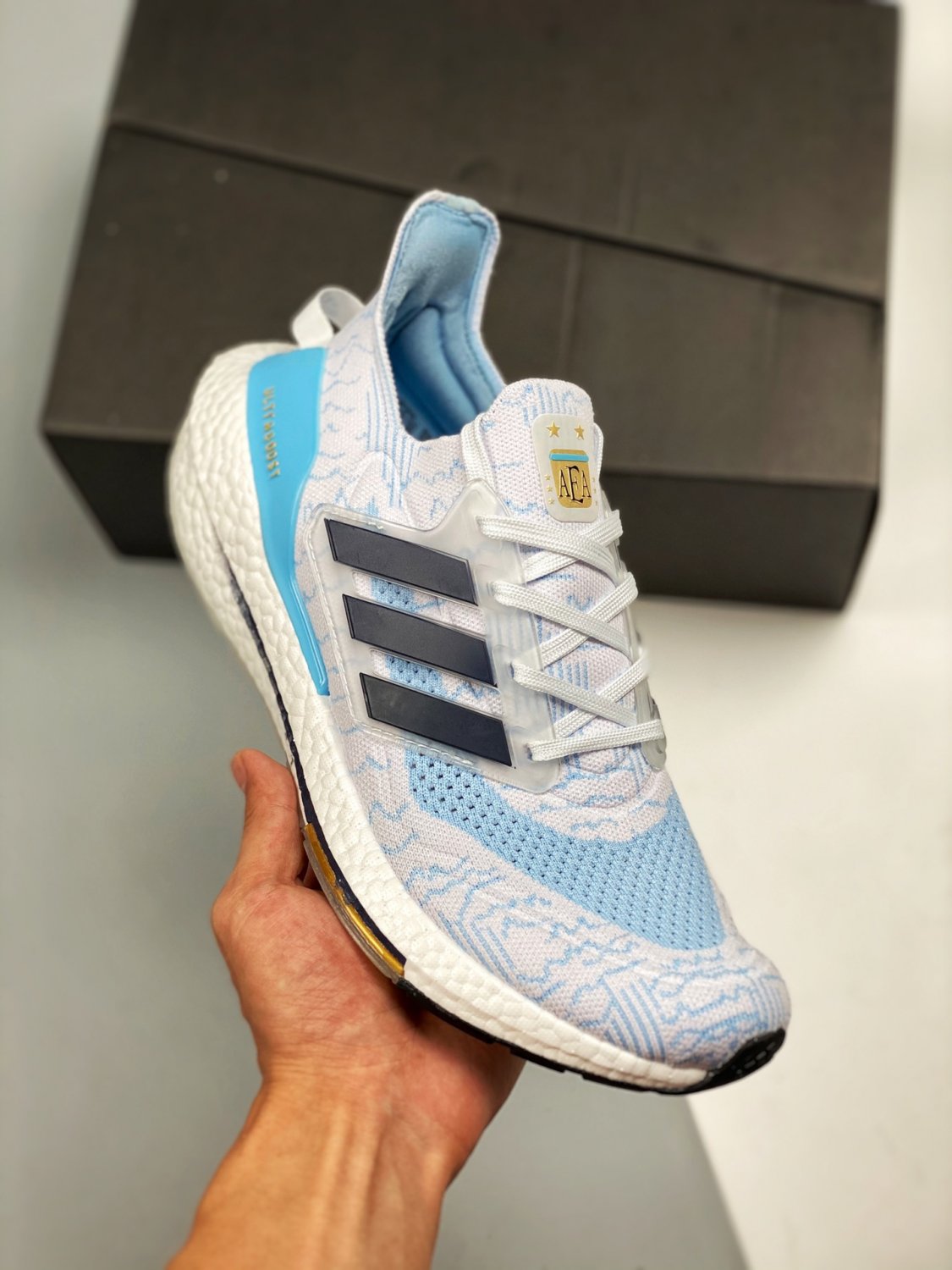 2024  ultra boost 2021 whitenight indigoclear blue