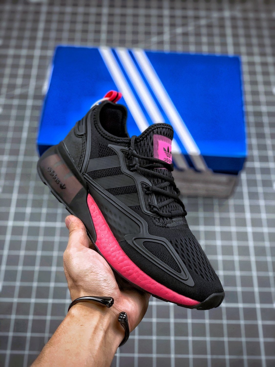 2024  zx 2k boost black shock pink fv8986