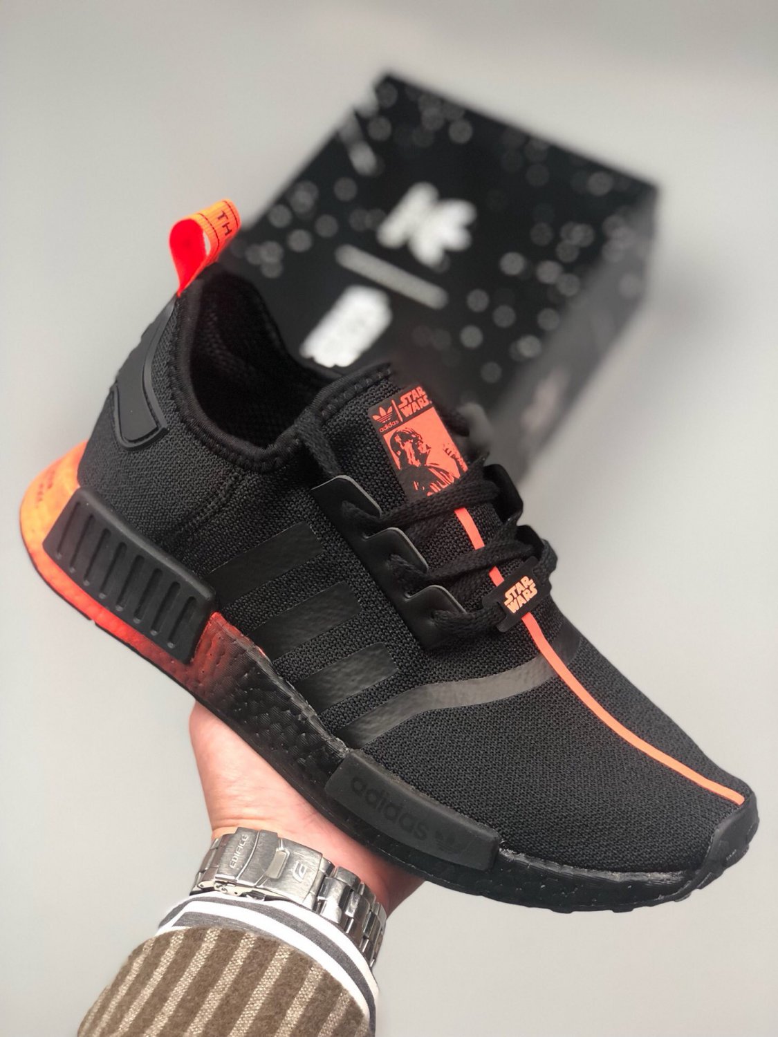 2024 star wars x  nmd r1 &acirc;��darth vader&acirc;�� black solar red