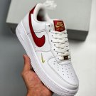 2024 & 2025  air force 1 ’07 essential white m red cz0270-104