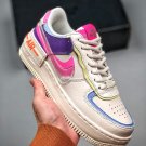 2024 & 2025  air force 1 “shadow” transparent swoosh sail pink purple