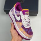 2024 & 2025  air force 1 07 lv8 red plumlight arctic pink-wild violet-white