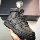2024 & 2025  air force 1 high boot triple black da0418-001