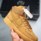 2024 & 2025  air force 1 high flaxwheat-gum light brown-black