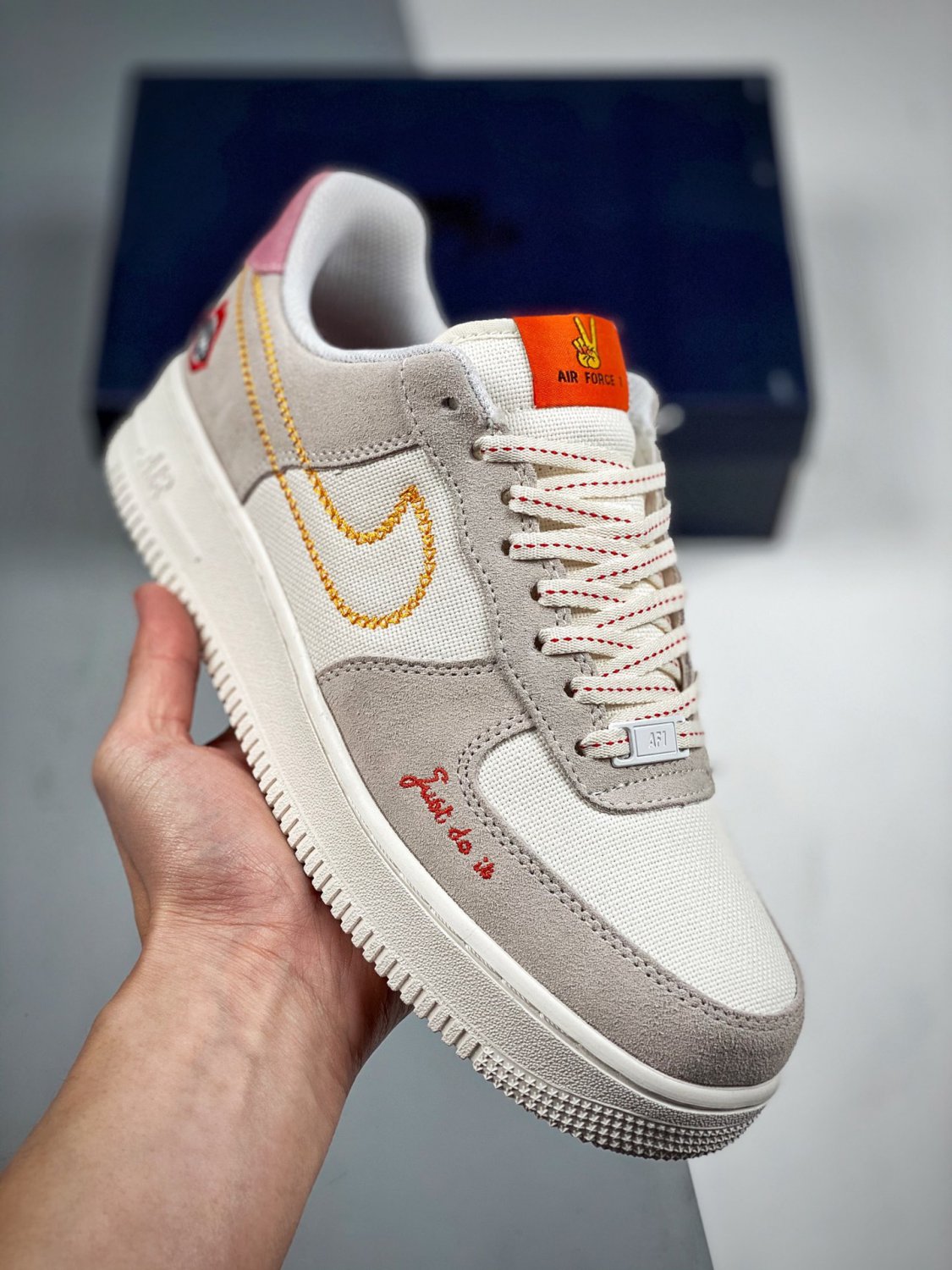 2024 & 2025 air force 1 low “peace” white orange