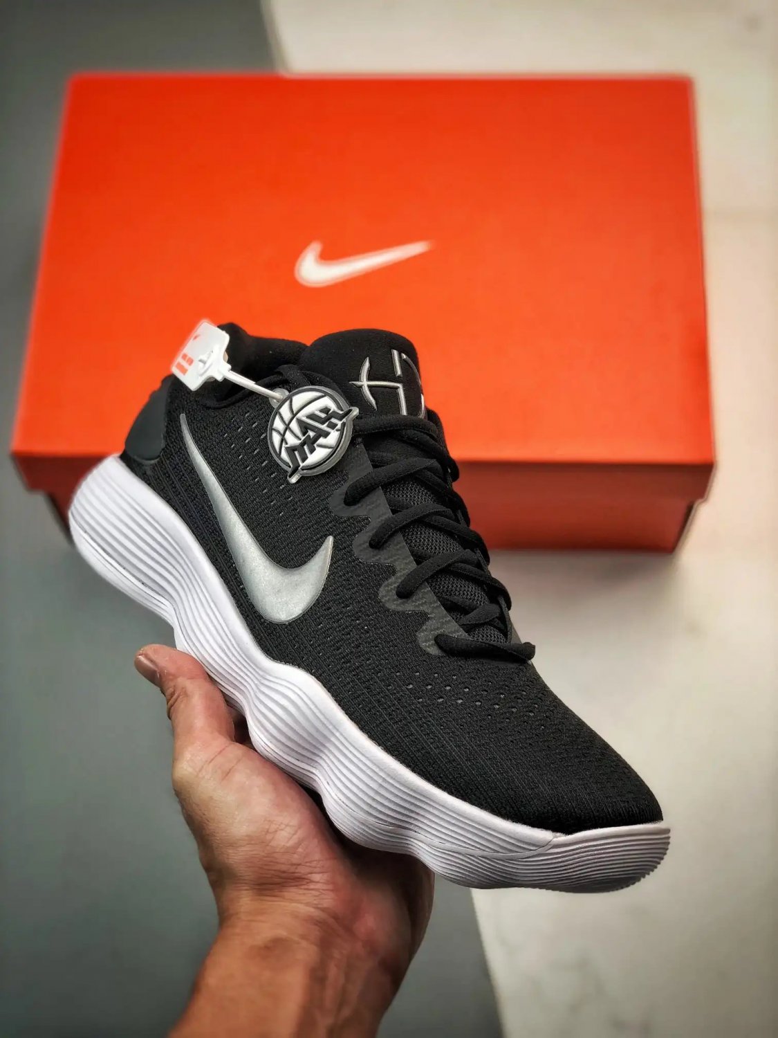 2024 & 2025 hyperdunk 2017 low ‘black metallic silver’ 897812-001