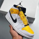 2024 & 2025 air jordan 1 mid whiteblack-university gold