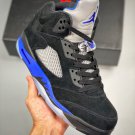 2024 & 2025 air jordan 5 blackracer blue-reflective silver