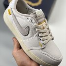 2024 & 2025 union x ajko 1 low whitesail-university gold-neutral grey