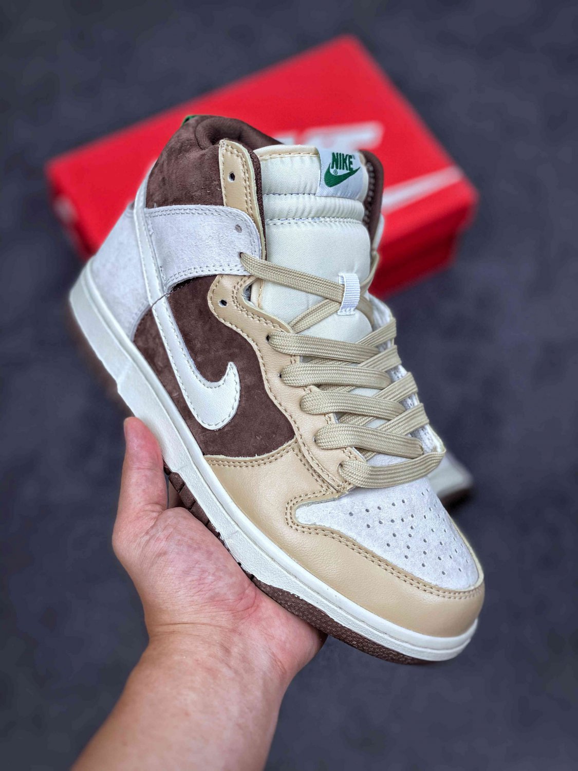 2024 & 2025  dunk high sailkhaki-light chocolate