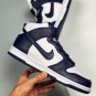 2024 & 2025  dunk high whitemidnight navy-white