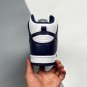2024 & 2025  dunk high whitemidnight navy-white