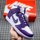 2024 & 2025  dunk high whitevarsity purple dc5382-100
