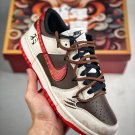 2024 & 2025  dunk low custom “year of the dragon” white black red