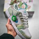 2024 & 2025  dunk low custom “year of the dragon” white green