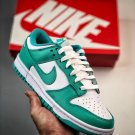 2024 & 2025  dunk low whiteclear jade dv0833-101
