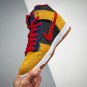 2024 & 2025  sb dunk high dark obsidianvarsity red-maple 313171-400