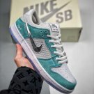 2024 & 2025 april skateboards x  sb dunk low green white silver