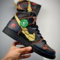 2024 & 2025 gundam x  sb dunk high thunder bluemetallic gold