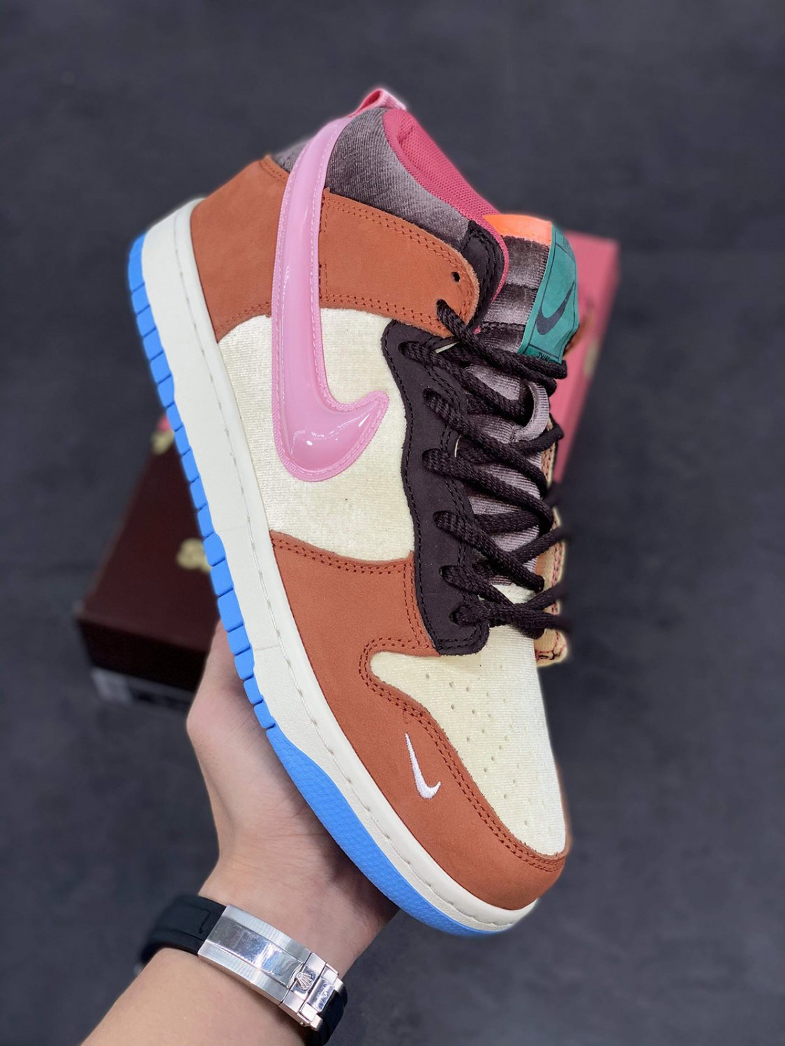 2024 & 2025 social status x  dunk mid &acirc;��chocolate milk&acirc;��