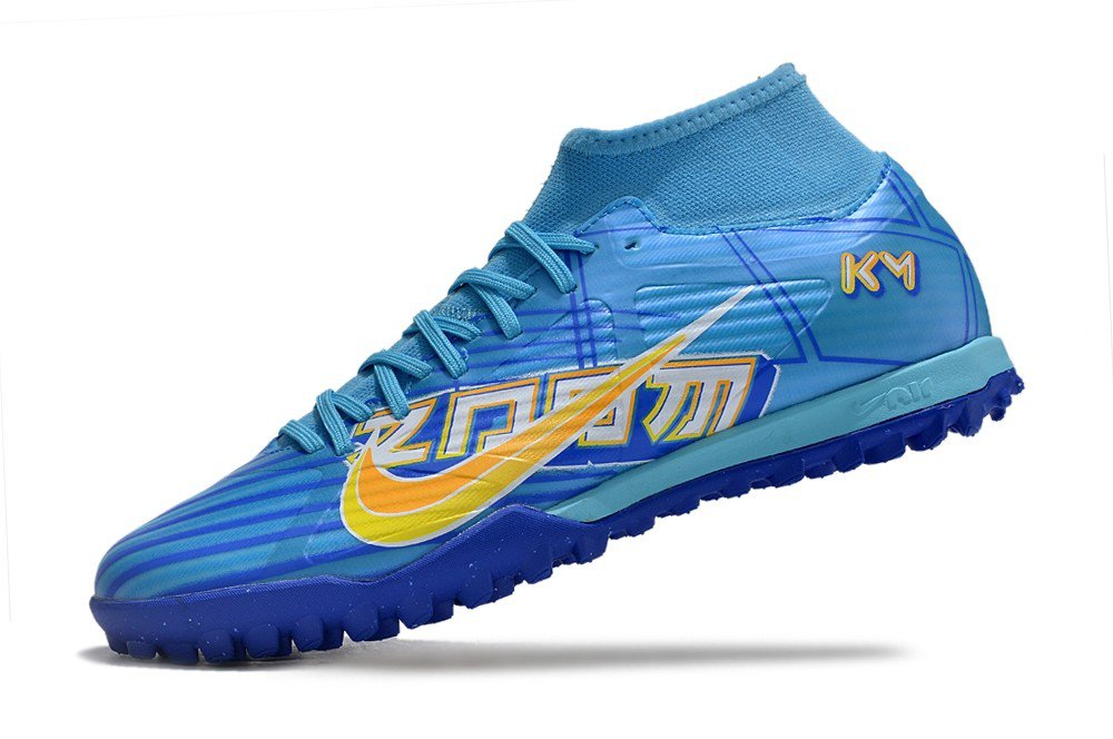 2024&25  Mercurial Superfly 9 Academy Turf KM X Mbappe - Baltic BlueWhite