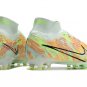 2024&25  Mercurial Superfly 9 Elite AG Bonded Pack - Barely GreenBlackened BlueTotal Orange